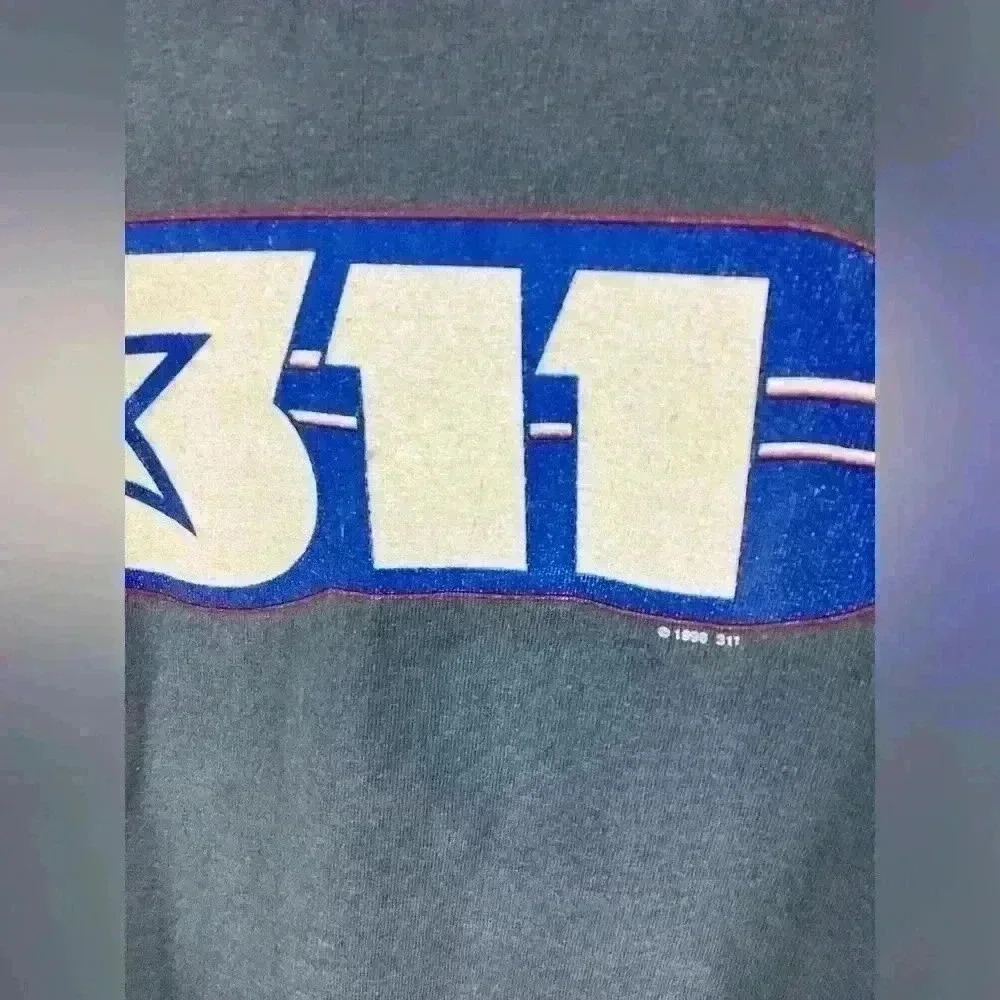 XL 311 Band 1996 Graphic Vintage One thread stitching Collectible Soft Tee M23 - Picture 2 of 10